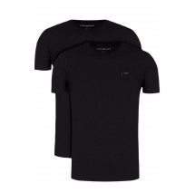 CALVIN KLEIN JEANS 2-PACK INSTITUTIONAL SLIM TEE T-SHIRT ΑΝΔΡΙΚΟ BLACK