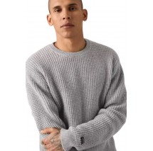 LEVIS PRESIDIO CREW ΜΠΛΟΥΖΑ ΠΛΕΚΤΗ ΑΝΔΡΙΚΗ GREY