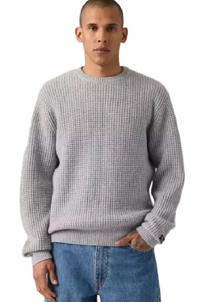 LEVIS PRESIDIO CREW ΜΠΛΟΥΖΑ ΠΛΕΚΤΗ ΑΝΔΡΙΚΗ GREY