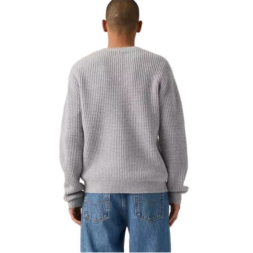 LEVIS PRESIDIO CREW ΜΠΛΟΥΖΑ ΠΛΕΚΤΗ ΑΝΔΡΙΚΗ GREY