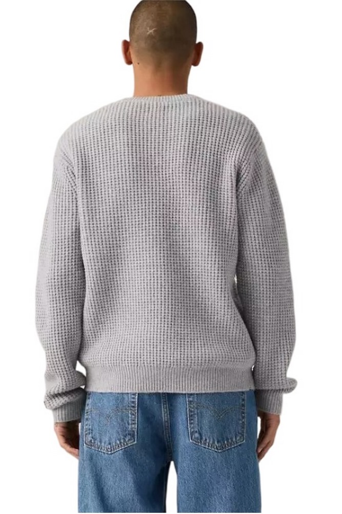 LEVIS PRESIDIO CREW ΜΠΛΟΥΖΑ ΠΛΕΚΤΗ ΑΝΔΡΙΚΗ GREY
