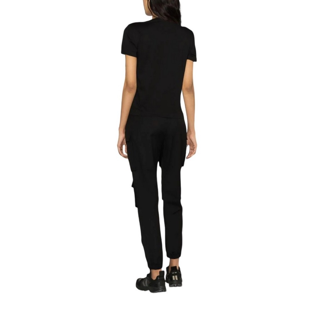 VERSACE JEANS COUTURE  R LOGO CHAIN T-SHIRT ΓΥΝΑΙΚΕΙΟ BLACK