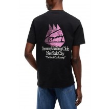 TOMMY JEANS RLX SAILBOAT T-SHIRT ΜΠΛΟΥΖΑ ΑΝΔΡΙΚΗ BLACK