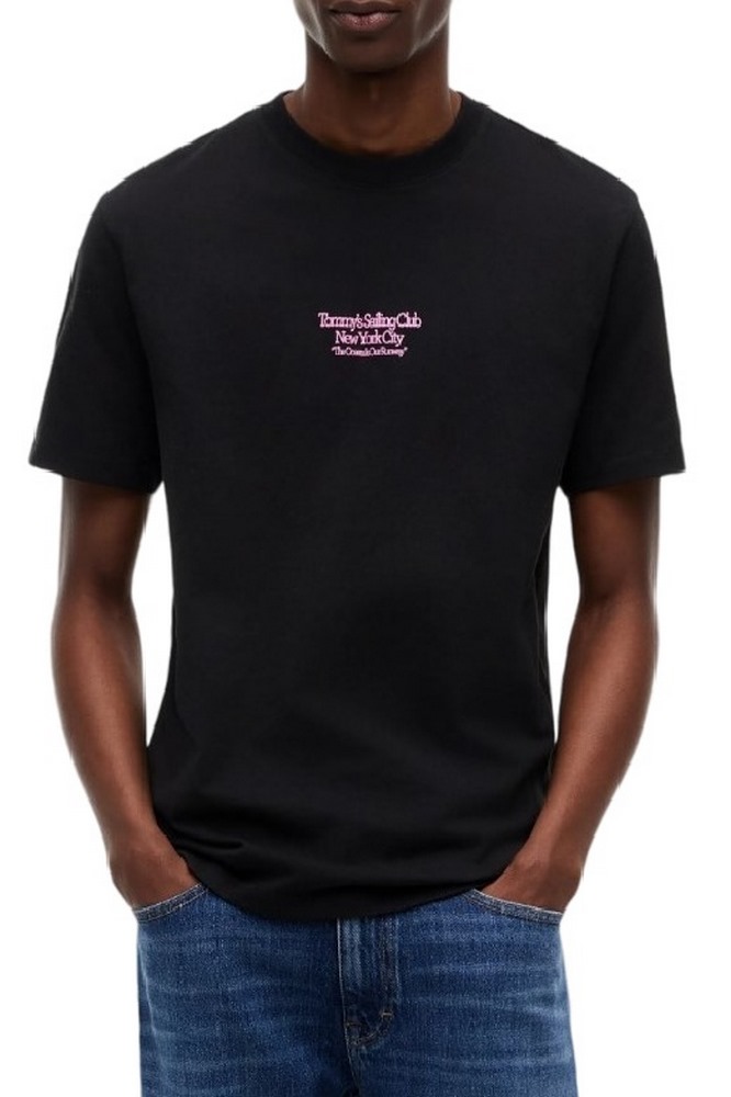 TOMMY JEANS RLX SAILBOAT T-SHIRT ΜΠΛΟΥΖΑ ΑΝΔΡΙΚΗ BLACK