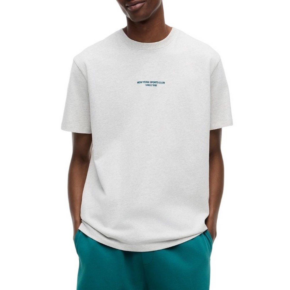 TOMMY JEANS RLX SAILBOAT T-SHIRT ΜΠΛΟΥΖΑ ΑΝΔΡΙΚΗ GREY