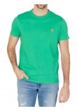 U.S POLO ASSN 49351 T-SHIRT ΜΠΛΟΥΖΑ ΑΝΔΡΙΚH GREEN