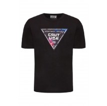 T SHIRT R 30 SPACE PATCH ΑΝΔΡΙΚΗ VERSACE JEANS COUTURE BLACK