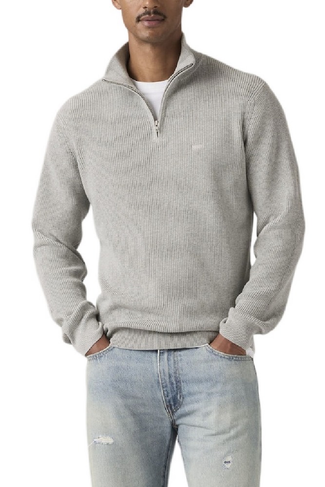 LEVIS LIGHTWEIGHT HM QUARTER ZIP ΜΠΛΟΥΖΑ ΠΛΕΚΤΗ ΑΝΔΡΙΚΗ GREY