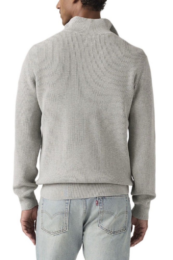 LEVIS LIGHTWEIGHT HM QUARTER ZIP ΜΠΛΟΥΖΑ ΠΛΕΚΤΗ ΑΝΔΡΙΚΗ GREY