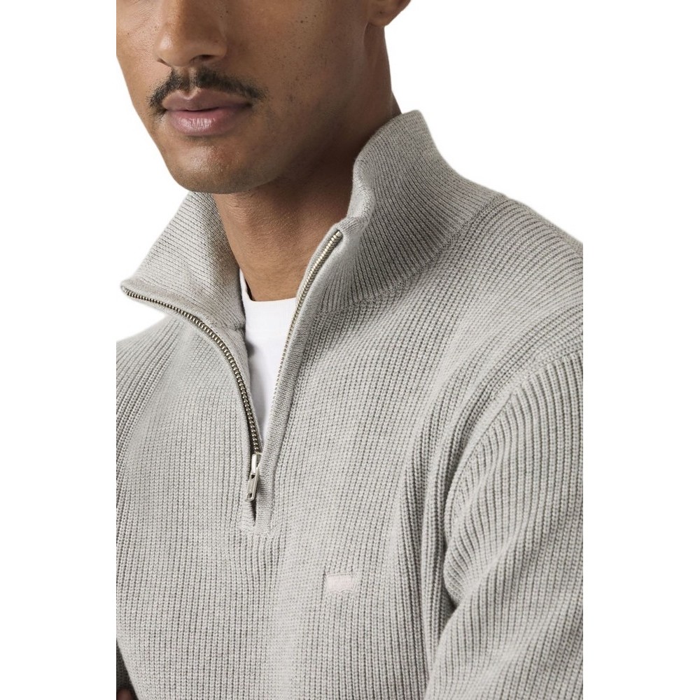 LEVIS LIGHTWEIGHT HM QUARTER ZIP ΜΠΛΟΥΖΑ ΠΛΕΚΤΗ ΑΝΔΡΙΚΗ GREY