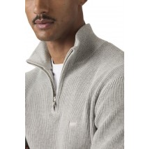 LEVIS LIGHTWEIGHT HM QUARTER ZIP ΜΠΛΟΥΖΑ ΠΛΕΚΤΗ ΑΝΔΡΙΚΗ GREY