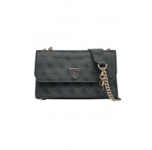 GUESS ECO ERICA CNVRTBLE XBODY FLAP ΤΣΑΝΤΑ ΓΥΝΑΙΚΕΙΑ DARK GREY