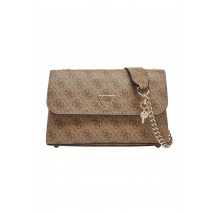 GUESS ECO ERICA CNVRTBLE XBODY FLAP ΤΣΑΝΤΑ ΓΥΝΑΙΚΕΙΑ LATTE