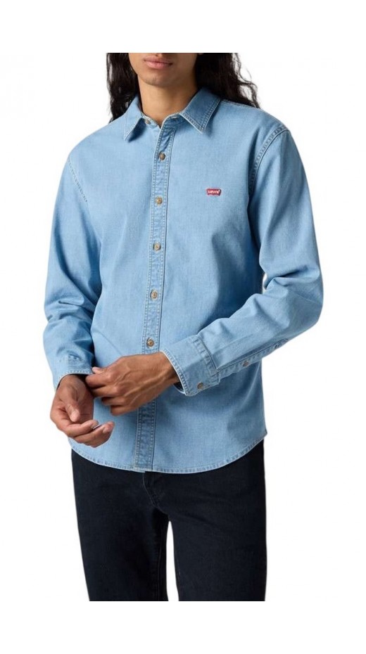 LEVIS LS BATTERY HM SHIRT SLIM - FLAT FINISH 866250065 ΠΟΥΚΑΜΙΣΟ ΑΝΔΡΙΚΟ LIGHT INDIGO