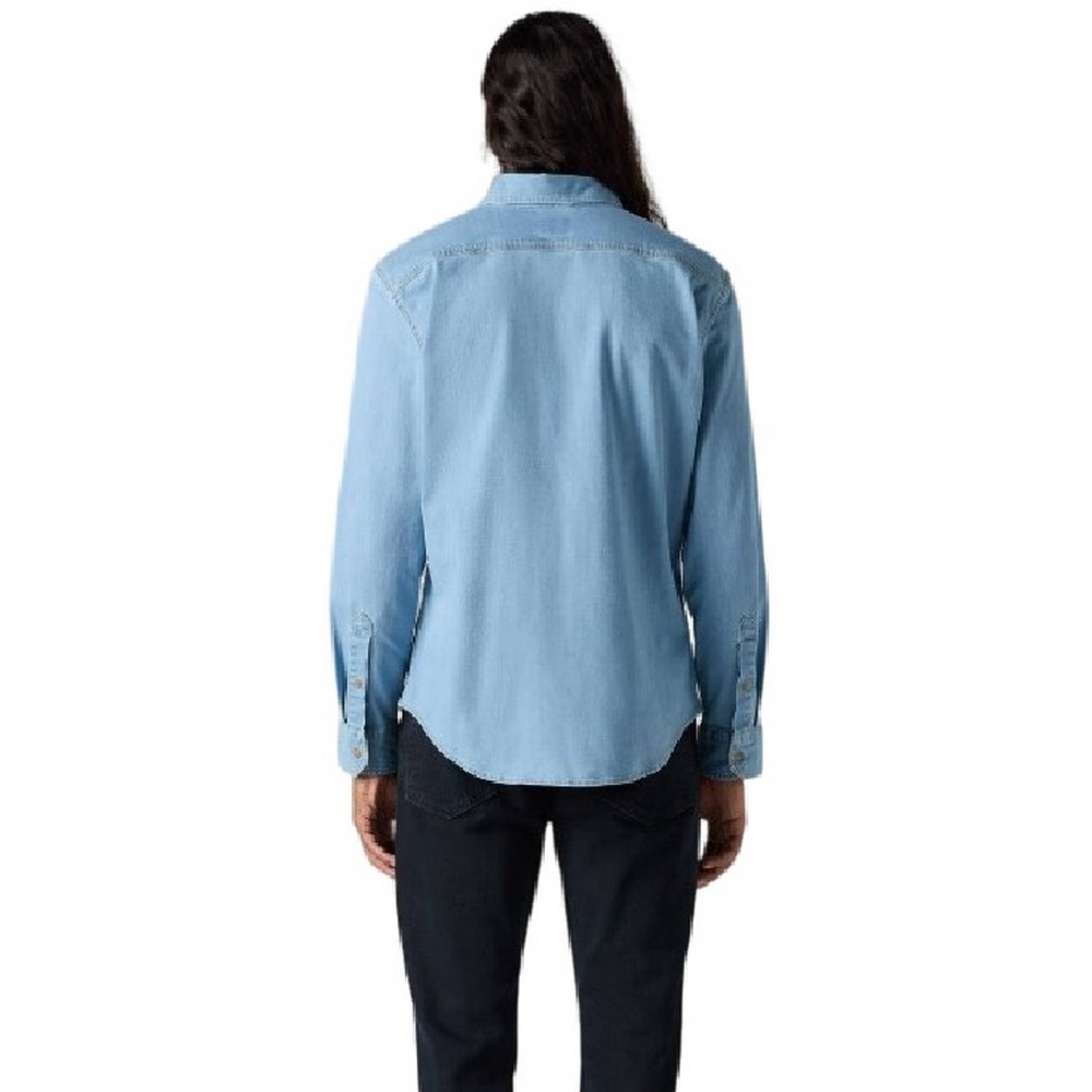 LEVIS LS BATTERY HM SHIRT SLIM - FLAT FINISH 866250065 ΠΟΥΚΑΜΙΣΟ ΑΝΔΡΙΚΟ LIGHT INDIGO