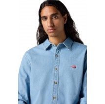 LEVIS LS BATTERY HM SHIRT SLIM - FLAT FINISH 866250065 ΠΟΥΚΑΜΙΣΟ ΑΝΔΡΙΚΟ LIGHT INDIGO