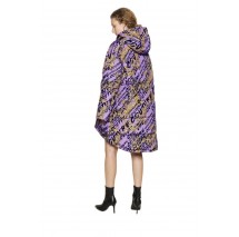 VERSACE JEANS COUTURE PRINTED LOGO BRUSH COUTURE ΜΠΟΥΦΑΝ ΓΥΝΑΙΚΕΙΟ PURPLE
