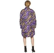 VERSACE JEANS COUTURE PRINTED LOGO BRUSH COUTURE ΜΠΟΥΦΑΝ ΓΥΝΑΙΚΕΙΟ PURPLE