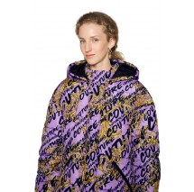 VERSACE JEANS COUTURE PRINTED LOGO BRUSH COUTURE ΜΠΟΥΦΑΝ ΓΥΝΑΙΚΕΙΟ PURPLE