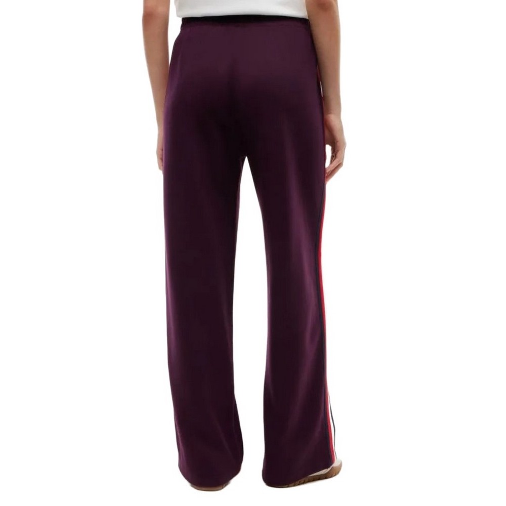 TOMMY JEANS RWB TAPE TRACK PANTS ΦΟΡΜΑ ΠΑΝΤΕΛΟΝΙ ΓΥΝΑΙΚΕΙΟ BERRY
