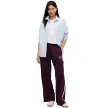 TOMMY JEANS RWB TAPE TRACK PANTS ΦΟΡΜΑ ΠΑΝΤΕΛΟΝΙ ΓΥΝΑΙΚΕΙΟ BERRY
