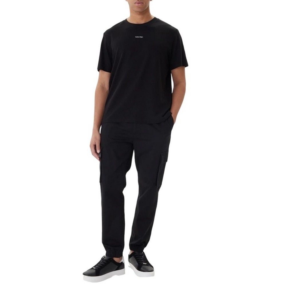 CALVIN KLEIN JEANS SKINNY ELASTIC TWILL CARGO PANT ΠΑΝΤΕΛΟΝΙ ΑΝΔΡΙΚΟ BLACK