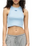 HUGO BOSS JERSEY TOP BABY TANK B ΤΟΠ ΜΠΛΟΥΖΑ ΓΥΝΑΙΚΕΙΑ CIEL