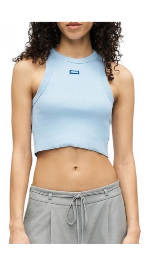 HUGO BOSS JERSEY TOP BABY TANK B ΤΟΠ ΜΠΛΟΥΖΑ ΓΥΝΑΙΚΕΙΑ CIEL