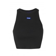 HUGO BOSS JERSEY TOP BABY TANK B ΤΟΠ ΜΠΛΟΥΖΑ ΓΥΝΑΙΚΕΙΑ BLACK