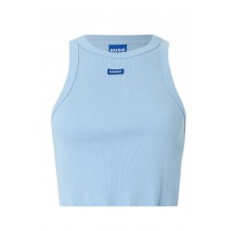 HUGO BOSS JERSEY TOP BABY TANK B ΤΟΠ ΜΠΛΟΥΖΑ ΓΥΝΑΙΚΕΙΑ CIEL