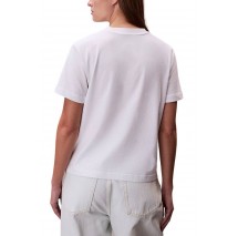 CALVIN KLEIN JEANS HERO CLASSIC MONOLOGO NEW TEC T-SHIRT ΜΠΛΟΥΖΑ ΓΥΝΑΙΚΕΙΑ BRIGHT WHITE
