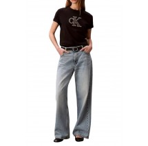 CALVIN KLEIN JEANS HERO CLASSIC MONOLOGO NEW TEC T-SHIRT ΜΠΛΟΥΖΑ ΓΥΝΑΙΚΕΙΑ BLACK
