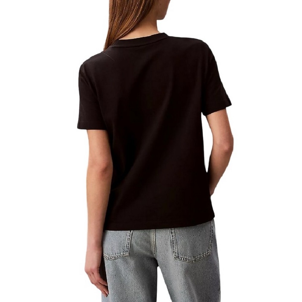 CALVIN KLEIN JEANS HERO CLASSIC MONOLOGO NEW TEC T-SHIRT ΜΠΛΟΥΖΑ ΓΥΝΑΙΚΕΙΑ BLACK