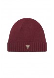 GUESS BEANIE SWEATER ΣΚΟΥΦΟΣ ΓΥΝΑΙΚΕΙΟΣ BORDEAUX