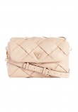 GUESS ZAINA FLAP SHOULDER ΤΣΑΝΤΑ ΓΥΝΑΙΚΕΙΑ STONE