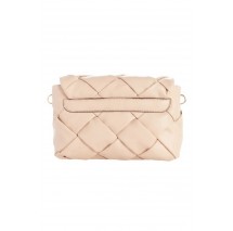 GUESS ZAINA FLAP SHOULDER ΤΣΑΝΤΑ ΓΥΝΑΙΚΕΙΑ STONE