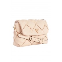 GUESS ZAINA FLAP SHOULDER ΤΣΑΝΤΑ ΓΥΝΑΙΚΕΙΑ STONE
