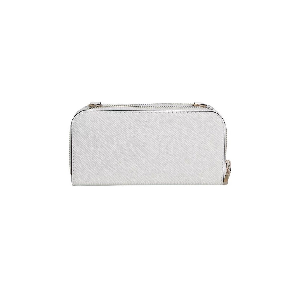 GUESS BRAMINA CROSSBODY ORGANIZER ΤΣΑΝΤΑ ΓΥΝΑΙΚΕΙΑ WHITE