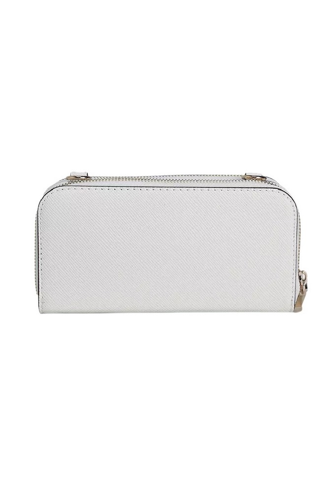 GUESS BRAMINA CROSSBODY ORGANIZER ΤΣΑΝΤΑ ΓΥΝΑΙΚΕΙΑ WHITE