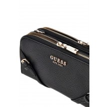 GUESS BRAMINA CROSSBODY ORGANIZER ΤΣΑΝΤΑ ΓΥΝΑΙΚΕΙΑ BLACK