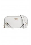 GUESS BRAMINA CROSSBODY ORGANIZER ΤΣΑΝΤΑ ΓΥΝΑΙΚΕΙΑ WHITE