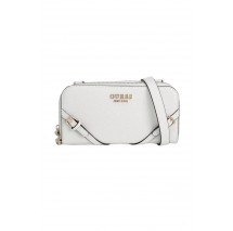 GUESS BRAMINA CROSSBODY ORGANIZER ΤΣΑΝΤΑ ΓΥΝΑΙΚΕΙΑ WHITE