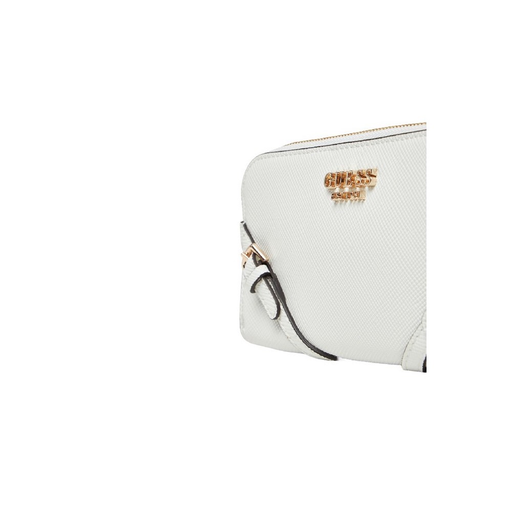 GUESS BRAMINA CROSSBODY ORGANIZER ΤΣΑΝΤΑ ΓΥΝΑΙΚΕΙΑ WHITE