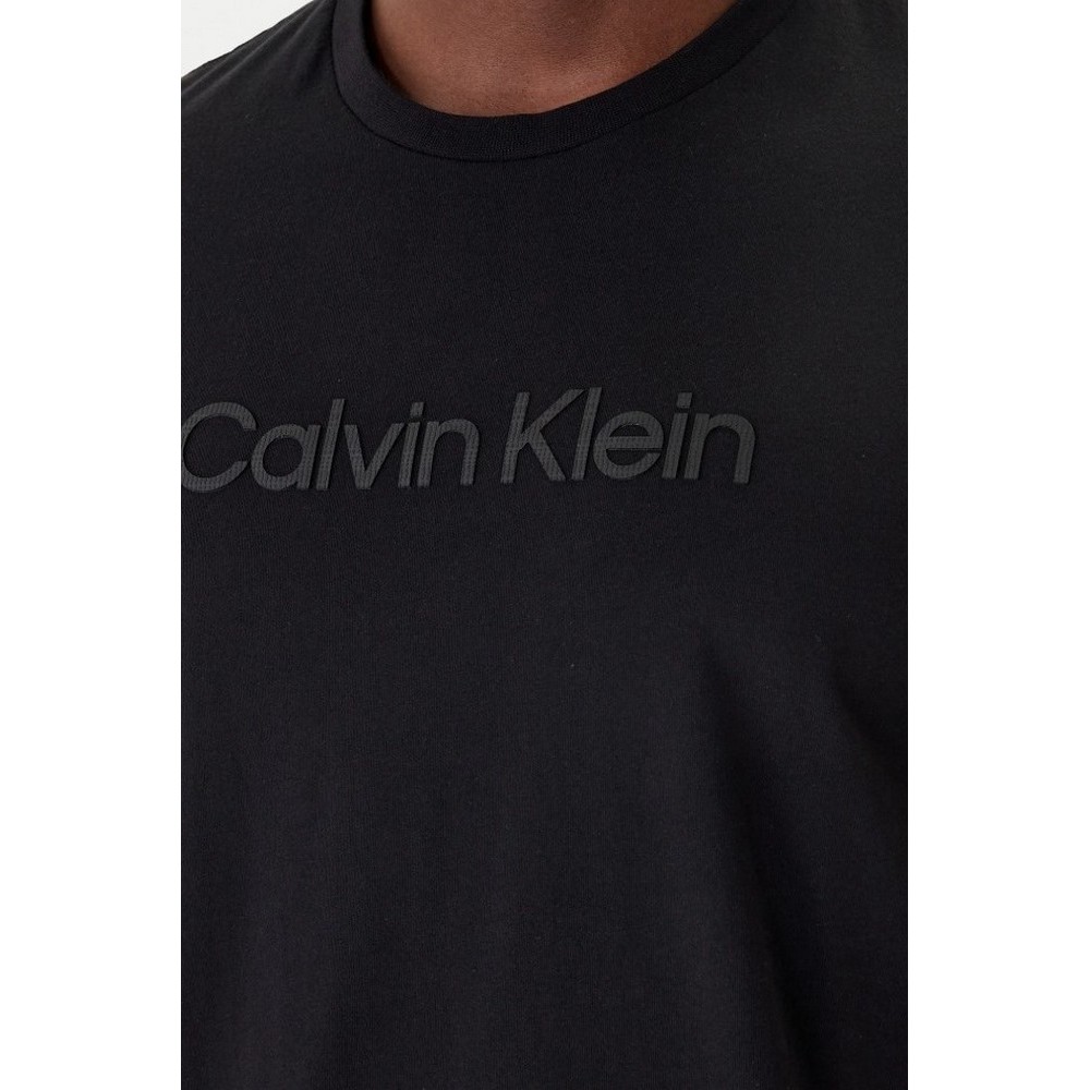 CALVIN KLEIN 30S EU WHOLESALE SPORTSWEAR GRAP T-SHIRT ΜΠΛΟΥΖΑ ΑΝΔΡΙΚΗ BLACK