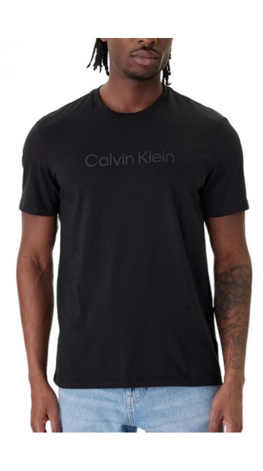 CALVIN KLEIN 30S EU WHOLESALE SPORTSWEAR GRAP T-SHIRT ΜΠΛΟΥΖΑ ΑΝΔΡΙΚΗ BLACK