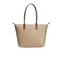 TOMMY HILFIGER POPETTE TOTE ΤΣΑΝΤΑ ΓΥΝΑΙΚΕΙΑ BEIGE
