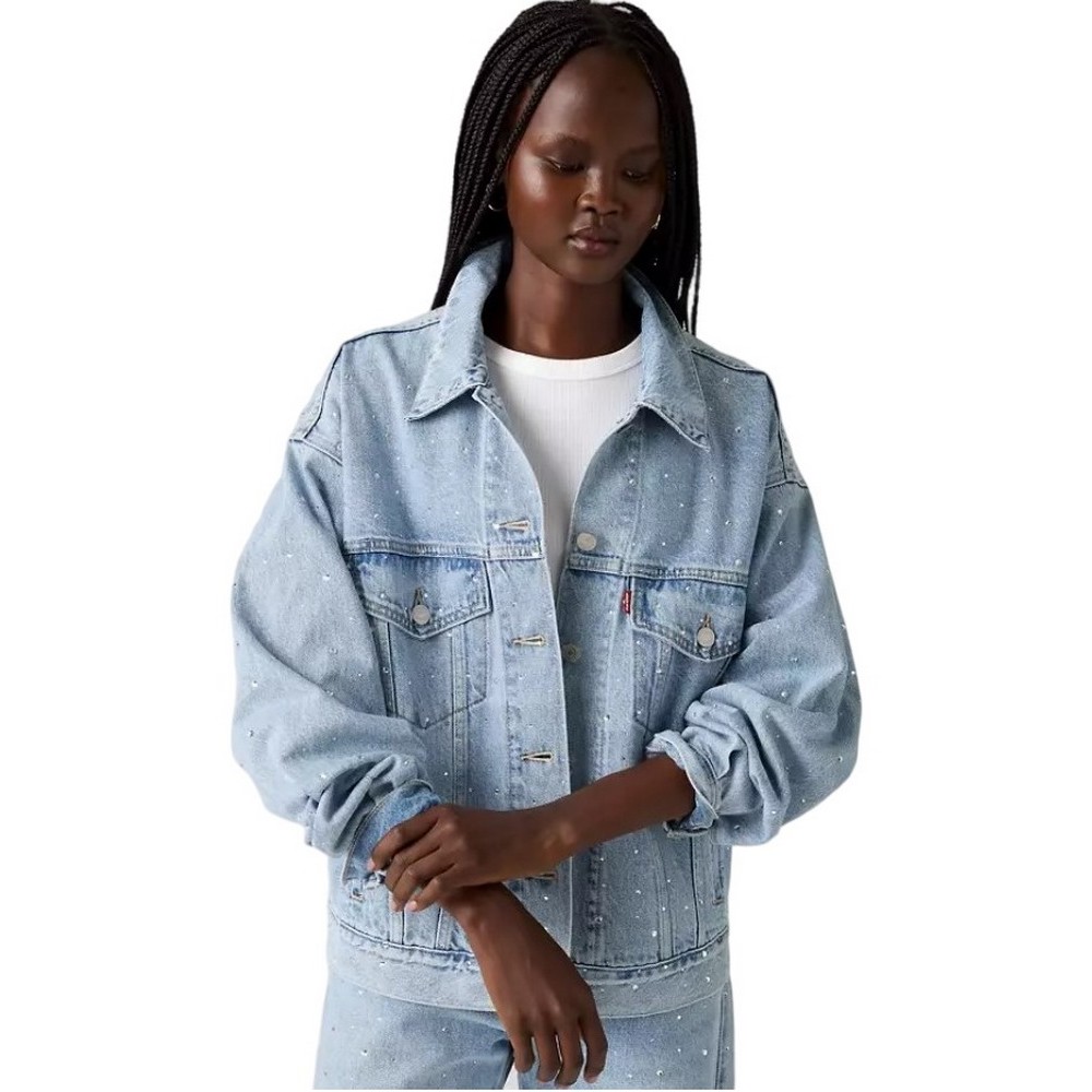 LEVIS® 90S TRUCKER -WORN IN JACKET DENIM ΜΠΟΥΦΑΝ ΓΥΝΑΙΚΕΙΟ INDIGO