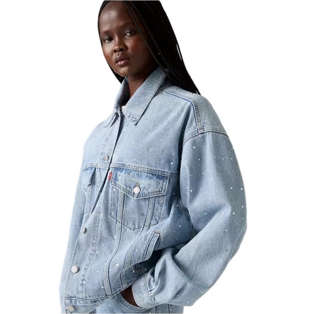 LEVIS® 90S TRUCKER -WORN IN JACKET DENIM ΜΠΟΥΦΑΝ ΓΥΝΑΙΚΕΙΟ INDIGO