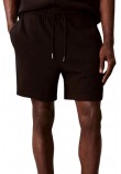CALVIN KLEIN JEANS HD COTTON WAFFLE SHORT ΒΕΡΜΟΥΔΑ ΑΝΔΡΙΚΗ BLACK
