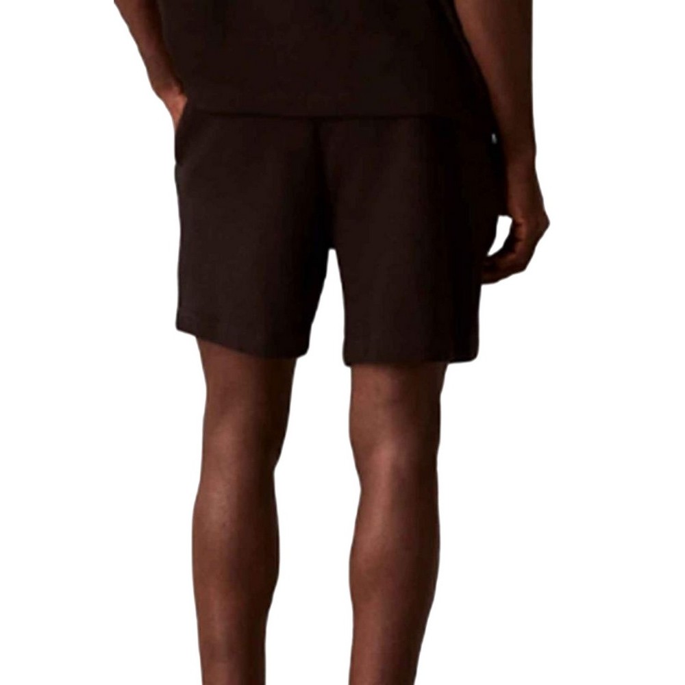 CALVIN KLEIN JEANS HD COTTON WAFFLE SHORT ΒΕΡΜΟΥΔΑ ΑΝΔΡΙΚΗ BLACK